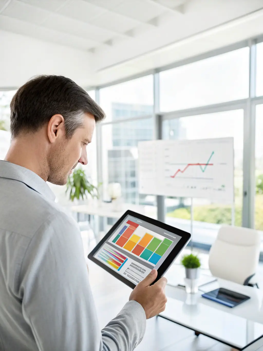 A customized workforce solution being presented to a client.